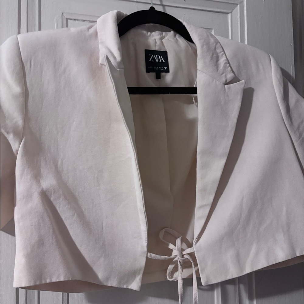 Zara Elegant Cream Jacket
